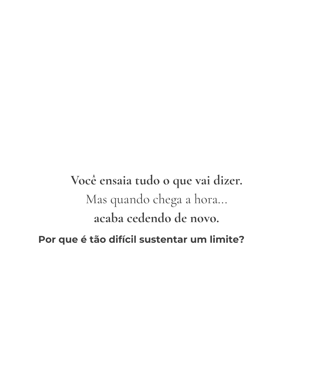 Por que é tão difícil sustentar limites nos relacionamentos?